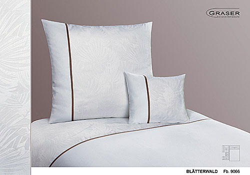 GRASER luxury bed linen - damask and print - mod. Bl�tterwald