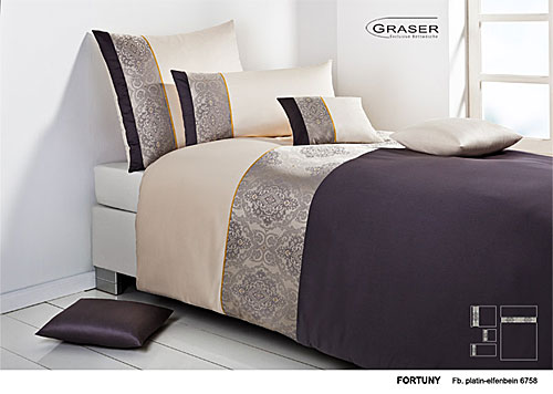 GRASER luxury bed linen - damask and print - mod. Fortuny