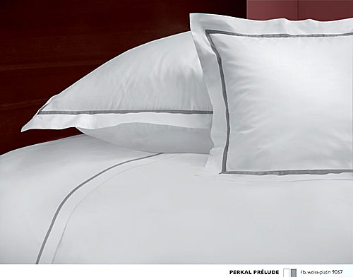 GRASER luxury bed linen - percale and linen - mod. prelude
