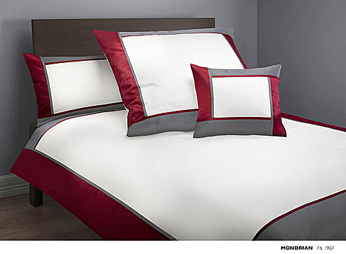 GRASER luxury bed linen - mako satin multi colour - mod. mondrian