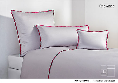 GRASER luxury bed linen - mako satin two colours - mod. Wintertraum