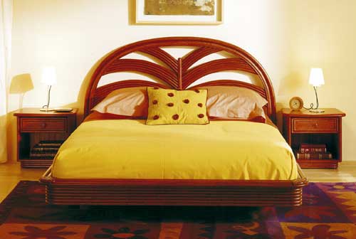 cane bed Rattandeco 0543
