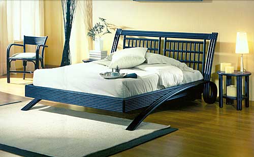 cane bed Rattandeco 0590