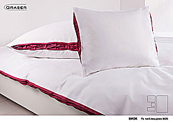 GRASER luxury bed linen - mako satin two colours - mod. Smok
