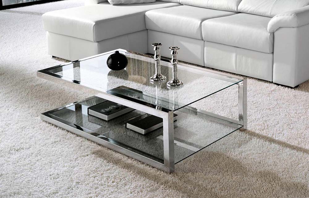 stainless steel coffee table from ALTINOX