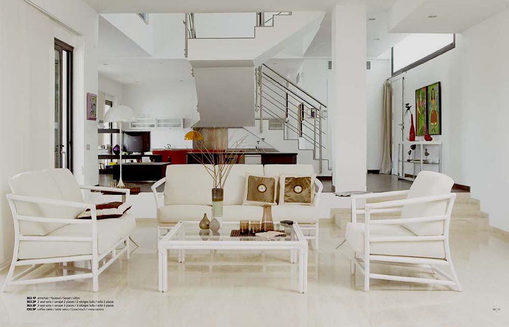 cane sofas from RATTANDECO