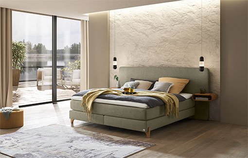 HASENA cama boxspring modern-liam-clara