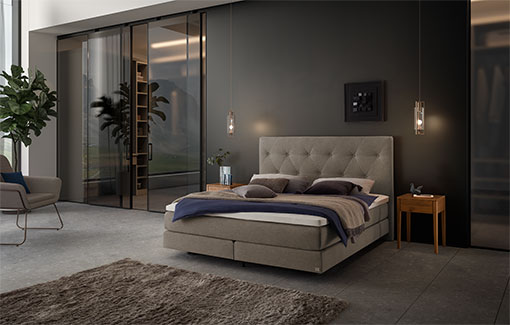HASENA cama boxspring modern-willow-lilly