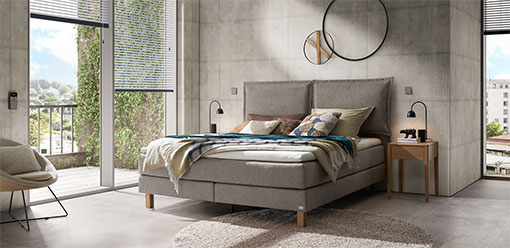 HASENA boxspring bed bonita