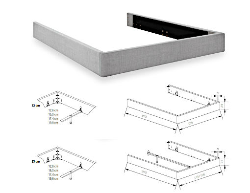 HASENA Dream Line bedframe Silenzio